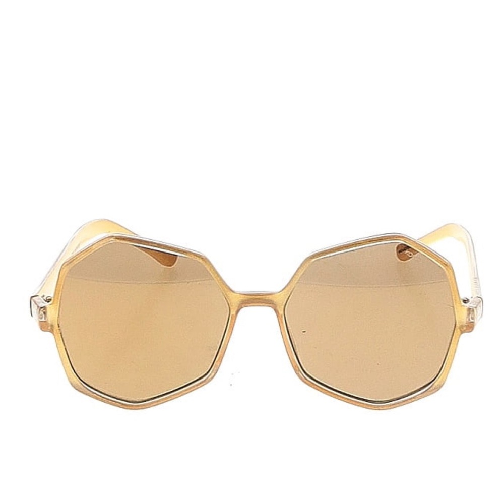 Komono Hexagonal Sunglasses with Gold Frame